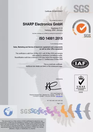 ISO 14001 Certificaat
