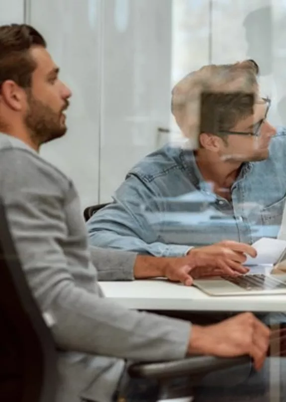 People in a meeting